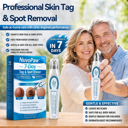 NuvoPaw® 7-𝐷𝑎𝑦 𝗧𝐚𝐠 & 𝗦𝗽𝐨𝐭 𝐄𝐫𝒂𝒔𝒆𝒓✅🎉(Zero Pain, Zero 𝐒𝐜𝐚𝒓𝒔 Rollerball)