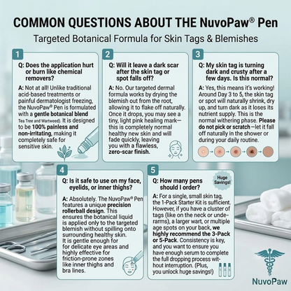 NuvoPaw® 7-𝐷𝑎𝑦 𝗧𝐚𝐠 & 𝗦𝗽𝐨𝐭 𝐄𝐫𝒂𝒔𝒆𝒓✅🎉(Zero Pain, Zero 𝐒𝐜𝐚𝒓𝒔 Rollerball)